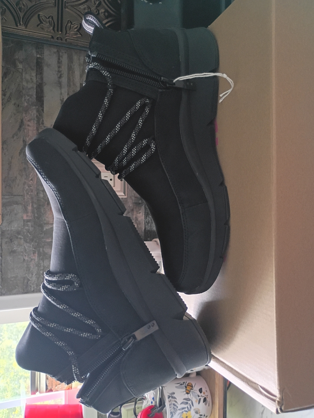 Ryka Black Athletic Slip-On Boots